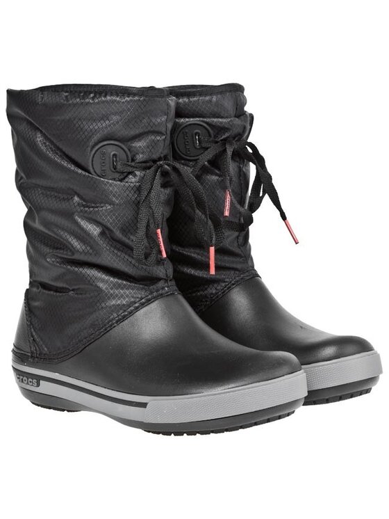 Crocs Hótaposó Crocs Crocband II.5 Lace Boot W 14545 Black/Charcoal