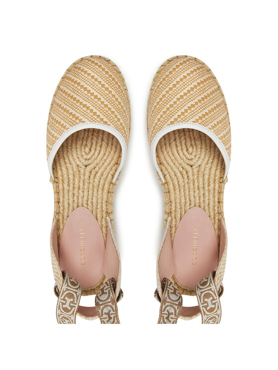 Coccinelle Espadryle Coccinelle E4 SRK 22 02 01 Beżowy