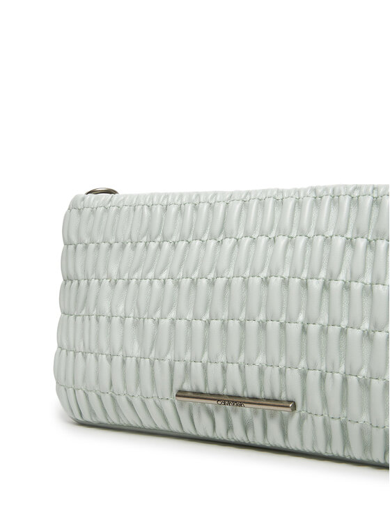 Calvin Klein Jeans Torbica Calvin Klein Jeans Rouched Zip Top Bag LV04K3090G Siva