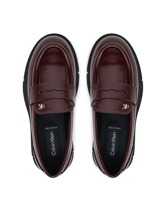 Calvin Klein Īsi apavi Calvin Klein Scarpa Bassa V4A4-83130-1453 Bordo
