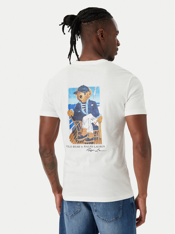 Polo Ralph Lauren Polo Ralph Lauren Camiseta 710B21952001 Blanco Regular Fit