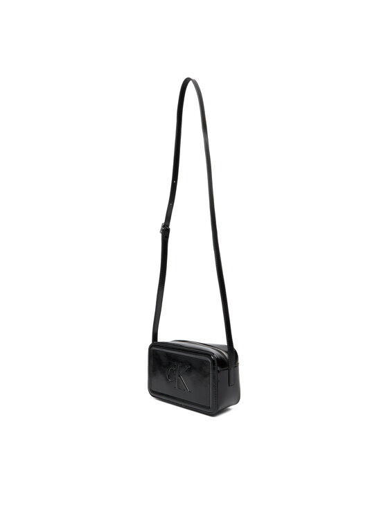 Calvin Klein Torebka Calvin Klein Bold Ck Metallic Camera Bag LV04F3331G Czarny