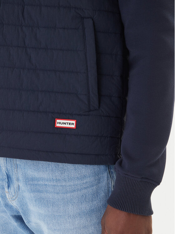 Hunter Hunter Átmeneti kabát Hume Baffle HARM0016251 Sötétkék Regular Fit