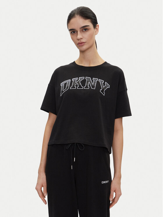 DKNY Sport DKNY Sport Футболка DP5T1223 Чорний Regular Fit