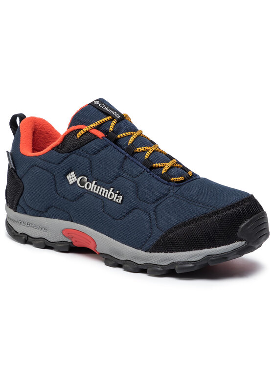 Columbia Trekking čevlji Columbia Youth Firecamp Sledder 3 Wp By1202 Mornarsko modra