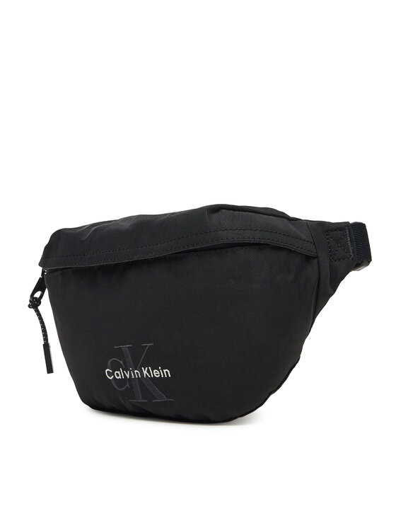 Calvin Klein Torbica za okrog pasu﻿ Calvin Klein Bold Waistbag LV04D3116G Črna