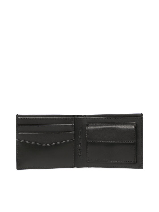Calvin Klein Jeans Juego de cartera y llavero Calvin Klein Jeans Billfold W/Coin + Keyfob K50K508235 Negro