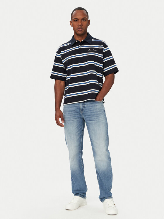Guess Jeans Guess Jeans Поло M6YP06 K3983 Cиній Regular Fit