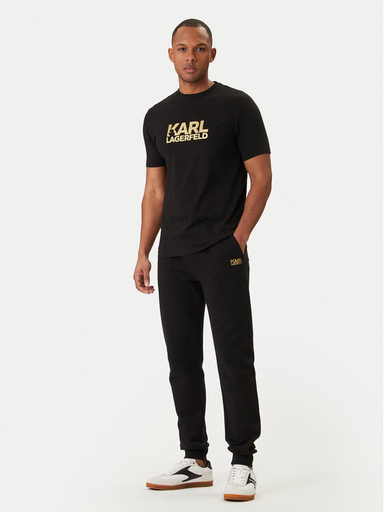 KARL LAGERFELD KARL LAGERFELD Camiseta 755780 500235 Negro Regular Fit