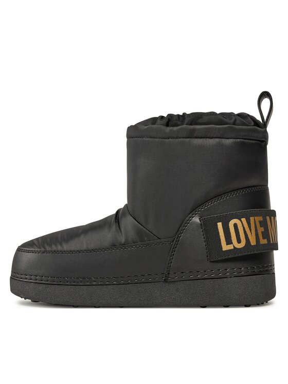 LOVE MOSCHINO Škornji za sneg LOVE MOSCHINO JA24972G0HEB000A Črna