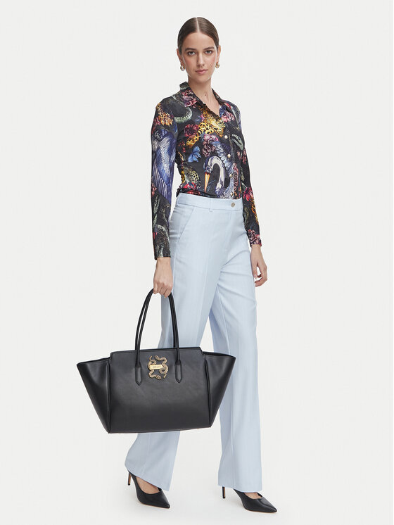 Just Cavalli Torebka Just Cavalli Iconic Snakes 81RA4BA2 ZSA89 Czarny