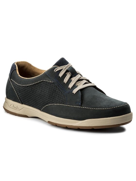 Clarks Īsi apavi Clarks Stafford Park5 203532167 Tumši zils