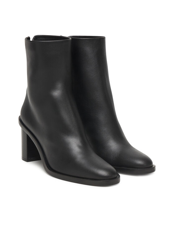 Max Mara Botki Max Mara Midiboot80 25247960726 Czarny