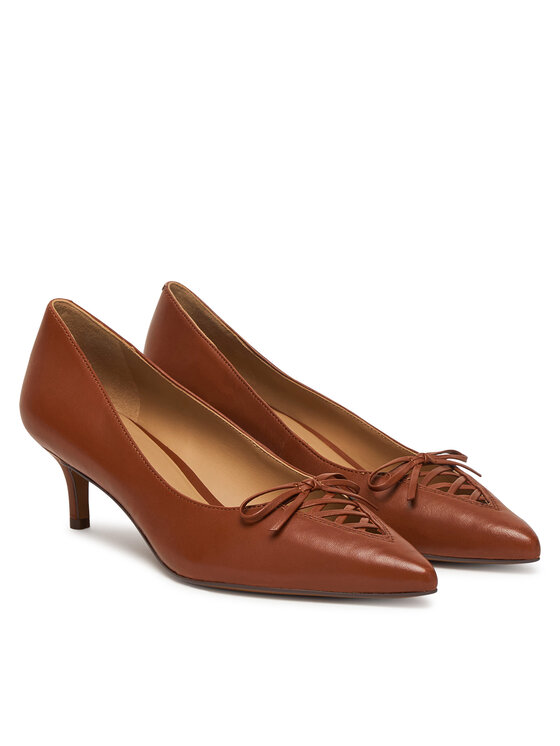LAUREN RALPH LAUREN Pantofi pumps LAUREN RALPH LAUREN 802P06371002 Maro