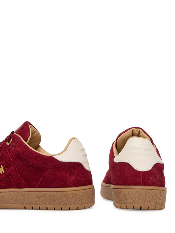 Elisabetta Franchi Снікерcи Elisabetta Franchi Low Cut Lace Up F4A9-E0340-0071 S Бордовий