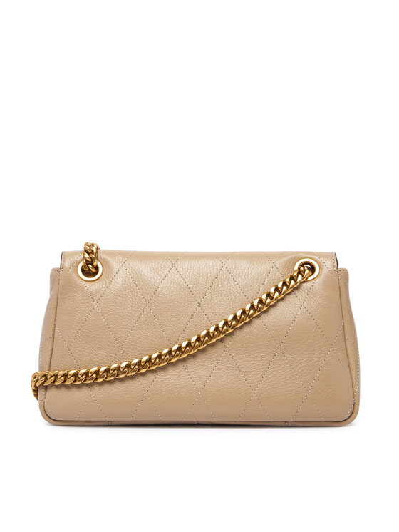Tory Burch Сумка Tory Burch Charlie Quilted Small Shoulder Bag 185829 Бежевий