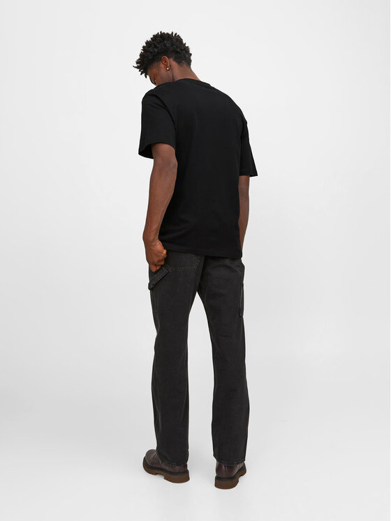 Jack & Jones Jack & Jones Marškinėliai Bradley 12249319 Juoda Regular Fit