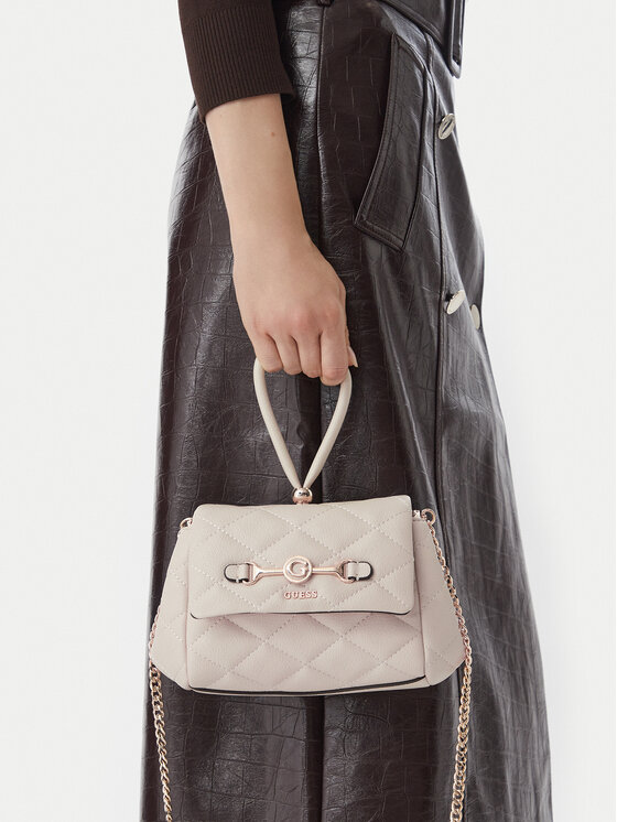 Guess Torebka Guess Frances Mini HWQG22 41780 Kremowy