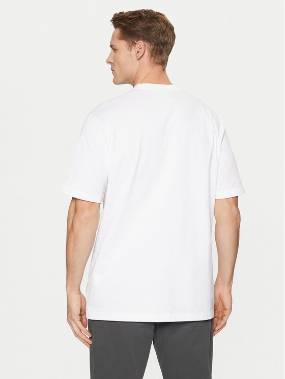 adidas adidas Majica Graphic Tee JC8365 Bela Regular Fit