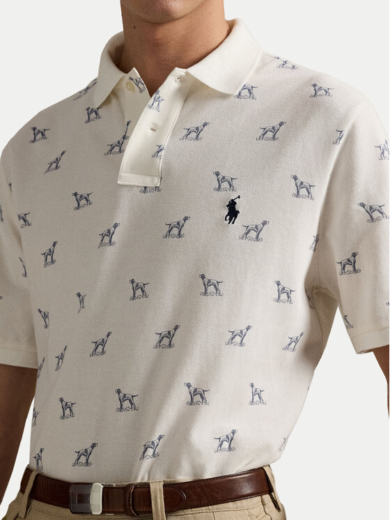 Polo Ralph Lauren Polo Ralph Lauren Pólóing 710974597001 Ekru Custom Slim Fit