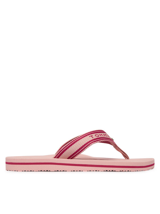 Tommy Hilfiger Žabky Tommy Hilfiger Th Webbing Summer Sandal FW0FW09193 Růžová