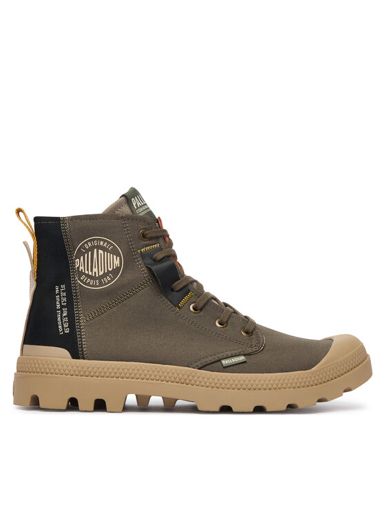 Palladium Schnürstiefeletten Palladium Pampa Hi Layer Zip 09549-282-M Braun