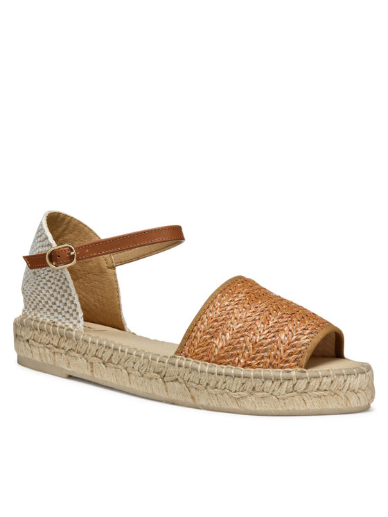 Geox Espadrile Geox D Lampedusa D55V0B 02MLM C5FH6 Smeđa
