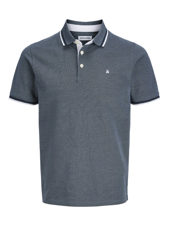 Jack & Jones Jack & Jones Polo Paulos 12136668 Γκρι Regular Fit