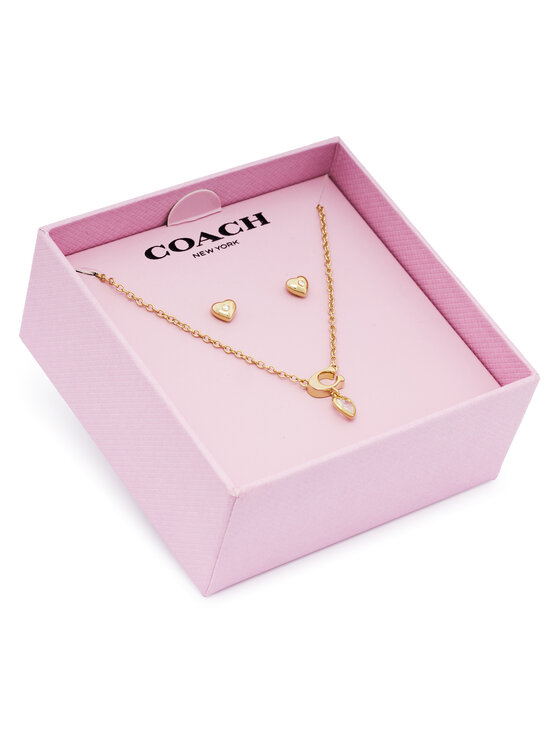 Coach Set: collar y pendientes Coach 37571285 Oro