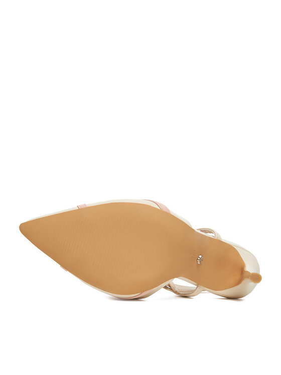 DeeZee Pantofi cu toc subțire DeeZee HT92831-166 Écru