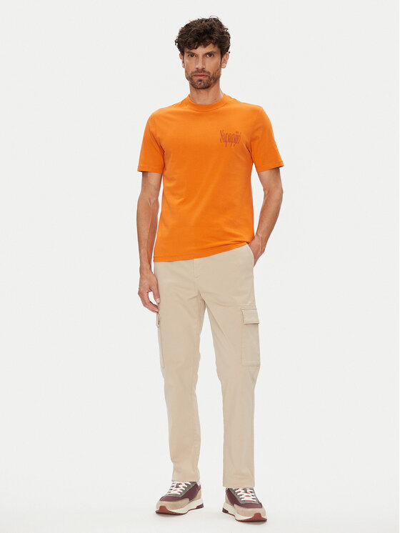 Napapijri Napapijri Camiseta S-Turrach NP0A893U Naranja Regular Fit
