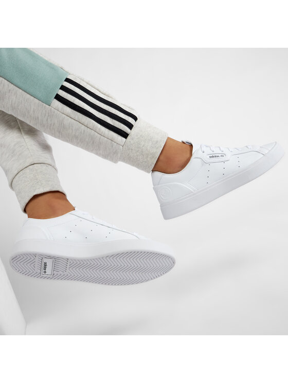 adidas Sneakersy adidas Sleek W Vegan FX7761 Biały