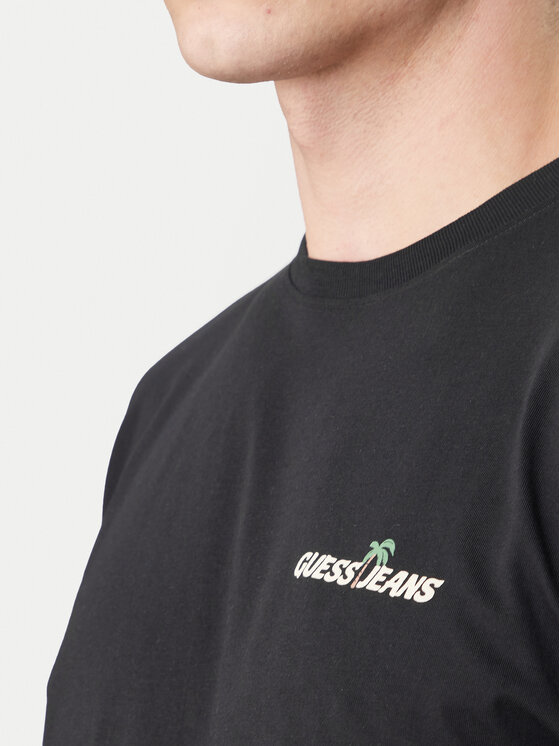 Guess Jeans Guess Jeans Camiseta M6GIC0 K8HM0 Negro Regular Fit