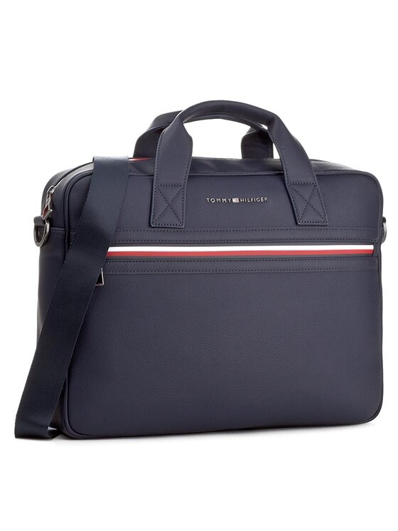 Tommy Hilfiger Τσάντα για laptop Tommy Hilfiger Essential Computer Bag II AM0AM02696 Σκούρο μπλε
