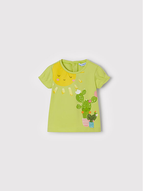 Mayoral Mayoral T-shirt 1034 Verde Regular Fit