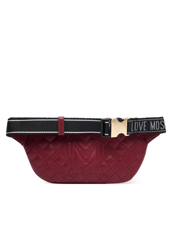 LOVE MOSCHINO Torbica za okrog pasu﻿ LOVE MOSCHINO JC4003PP1PLA0552 Bordo rdeča