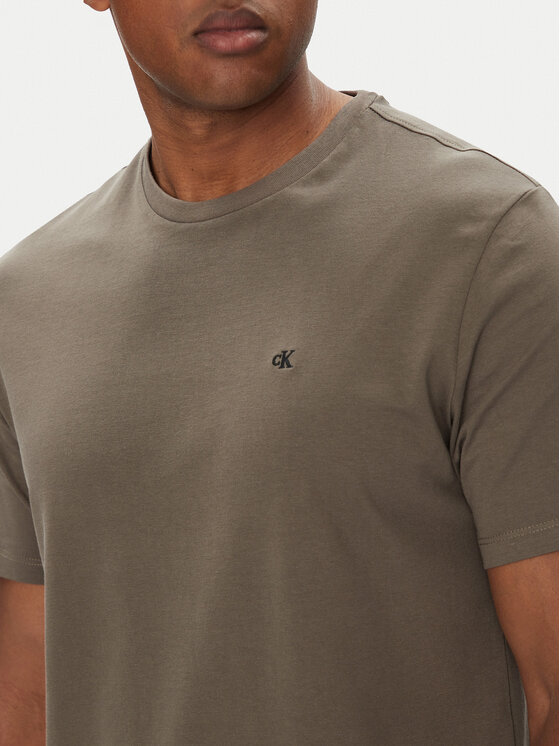 Calvin Klein Jeans Calvin Klein Jeans Marškinėliai LV040HM265 Ruda Regular Fit