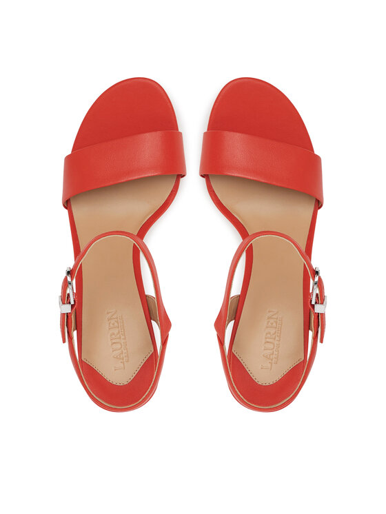 LAUREN RALPH LAUREN Sandały LAUREN RALPH LAUREN 802940727012 Czerwony