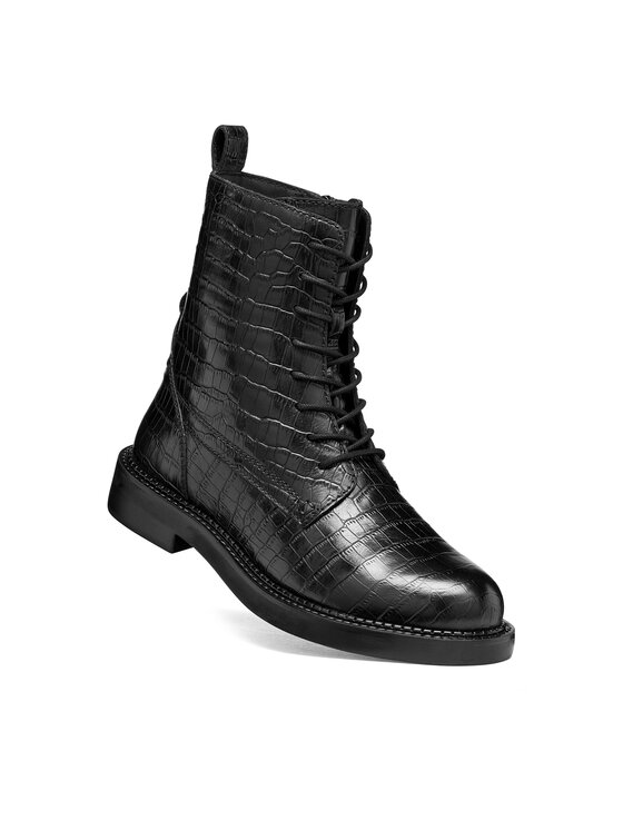 Geox Μποτίνια Geox D Serilda D46WYG 40 C9999 Μαύρο
