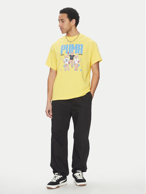 Puma Puma Футболка Dylan's World 630257 Жовтий Regular Fit
