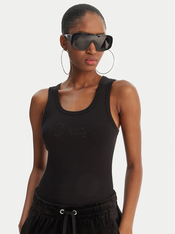 Juicy Couture Juicy Couture Top Thin Strap JCWLV126308 Negro Slim Fit