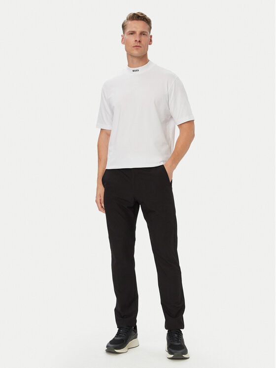 BOSS BOSS Футболка Tee Collar 50562120 Білий Relaxed Fit