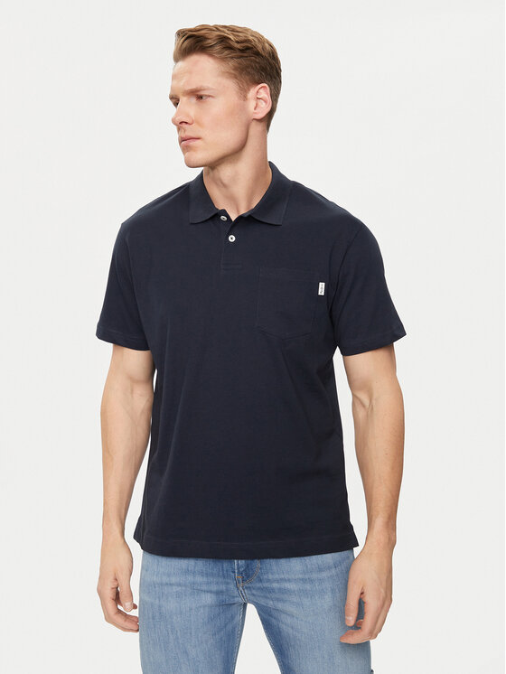 Pepe Jeans Pepe Jeans Поло Holden PM542154 Cиній Regular Fit