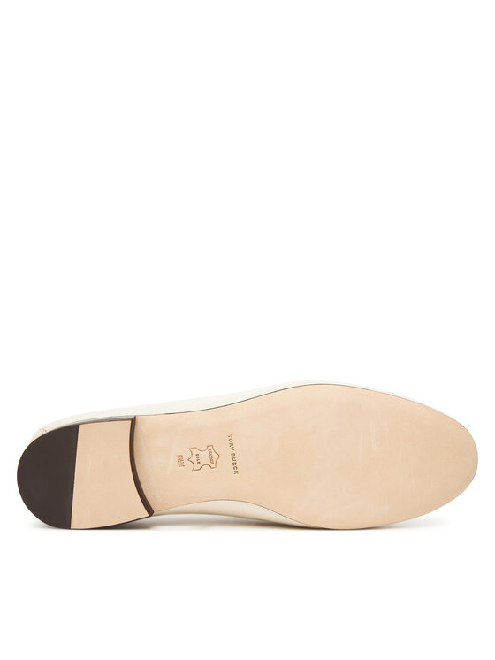 Tory Burch Loafersy Tory Burch Eleanor Loafer 158204 Écru