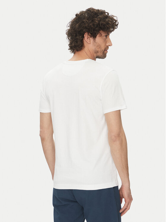 La Martina La Martina Футболка Aguer MAR304 JS206 Білий Regular Fit