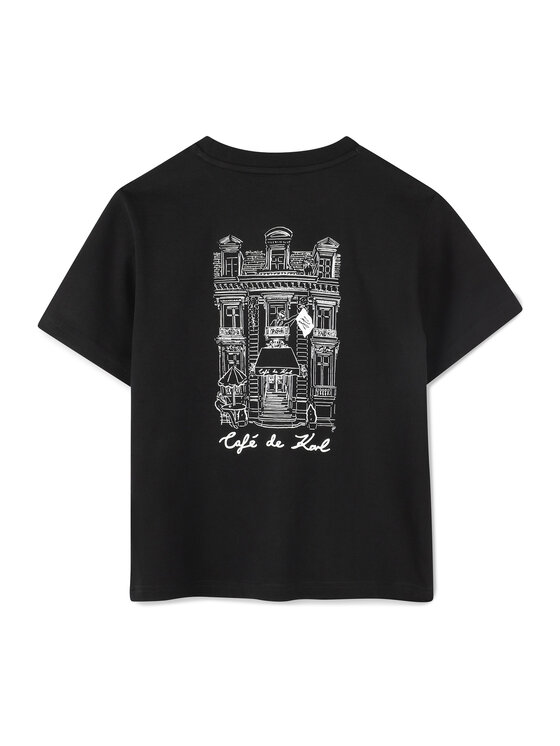 Karl Lagerfeld Kids Karl Lagerfeld Kids T-shirt Z30440 S Crna Regular Fit