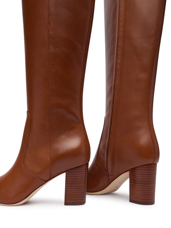 LAUREN RALPH LAUREN Kozaki LAUREN RALPH LAUREN Kenndi 802977889001 Brązowy