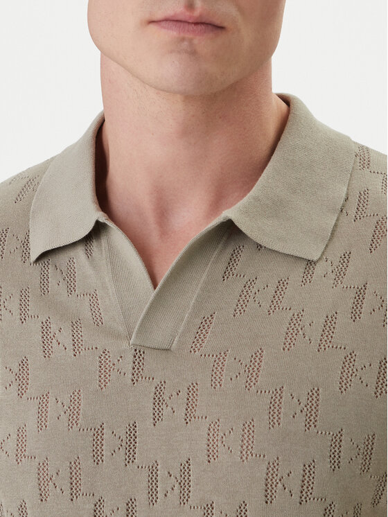 KARL LAGERFELD KARL LAGERFELD Polo 655005 562301 Caqui Slim Fit