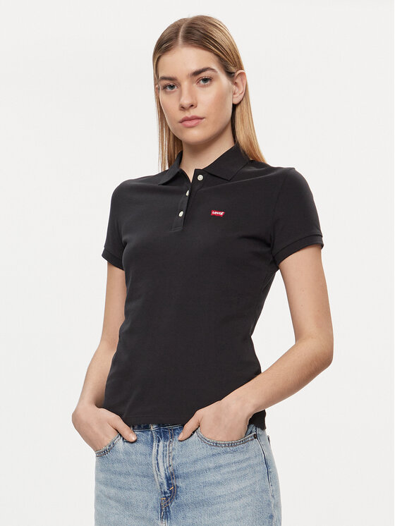 Levi's® Levi's® Polo marškinėliai 52599-0046 Juoda Slim Fit