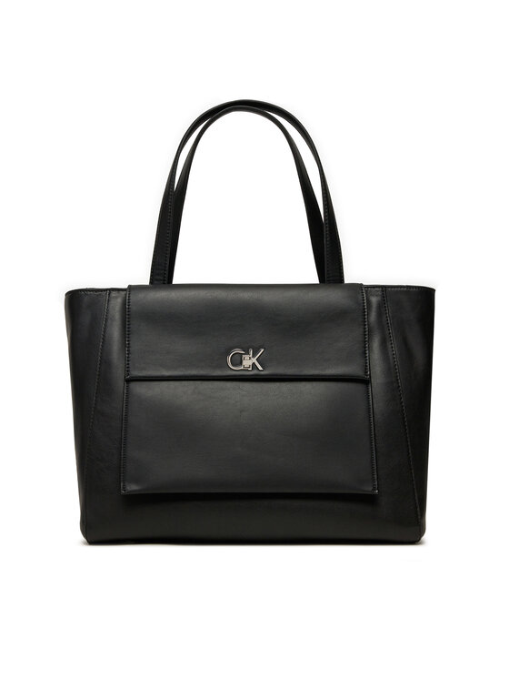 Calvin Klein Дамска чанта Calvin Klein Ck Medium Shopper K60K612811 Черен